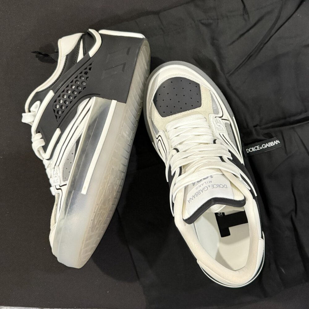 Dolce & Gabbana Miami Leather Low Sneakers